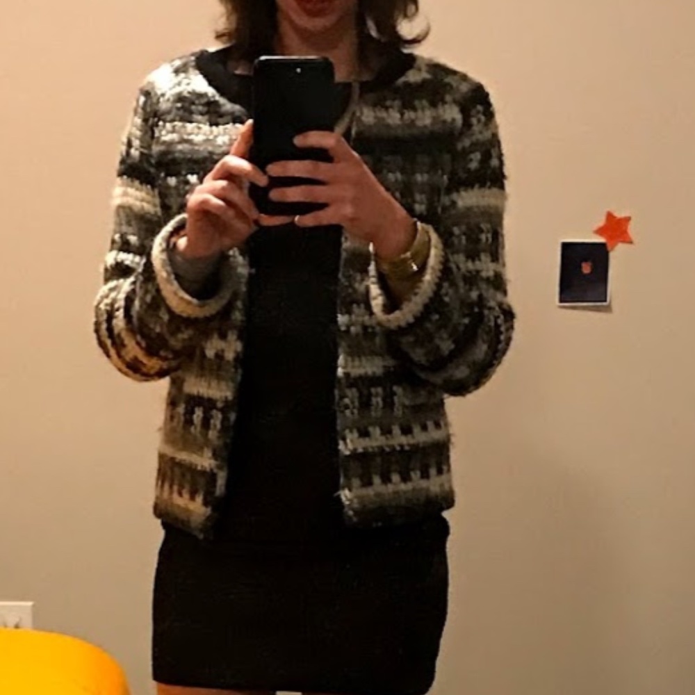 Sweater/Jacket soft black/grey/white